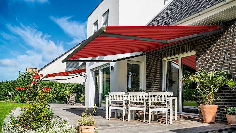 Halbkassettenmarkise